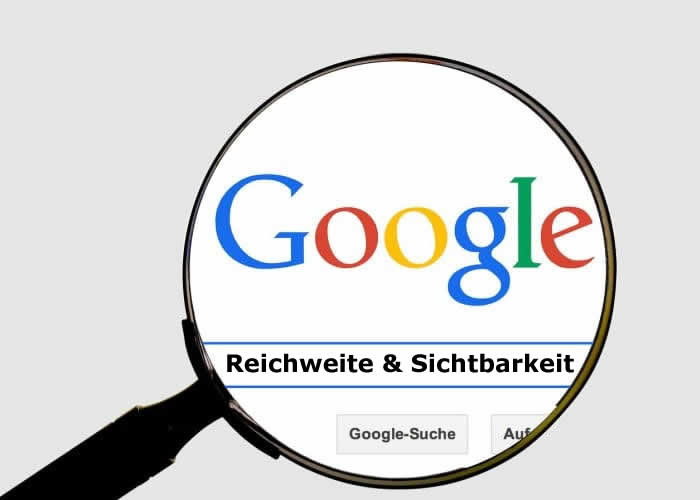 Reichweite Sichtbarkeit Google